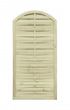 Lamellenzaun mit Bogen 180x90x3,5cm