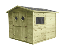 Gartenhaus mit Boden MAXI 5m² 264x262cm