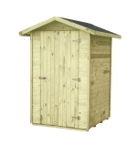 Gartenhaus mit Boden MIKRO 1,21m² 150x150cm