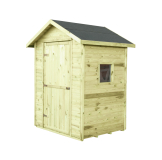 Gartenhaus Holz mit Boden MINI 1,54m² 176x153cm