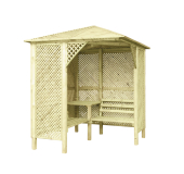 Gartenlaube 4m² 200x200cm