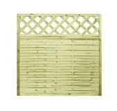 Lamellenzaun Holz Gitter 180x180x2,5cm