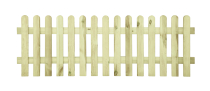 Lattenzaun 60x180x3,2cm