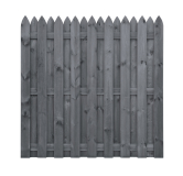 Holzbretter Zaun HOLENDER 180x180x5 grau